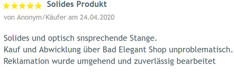 Kundenbewertung Anonym Kundenbewertung Anonym